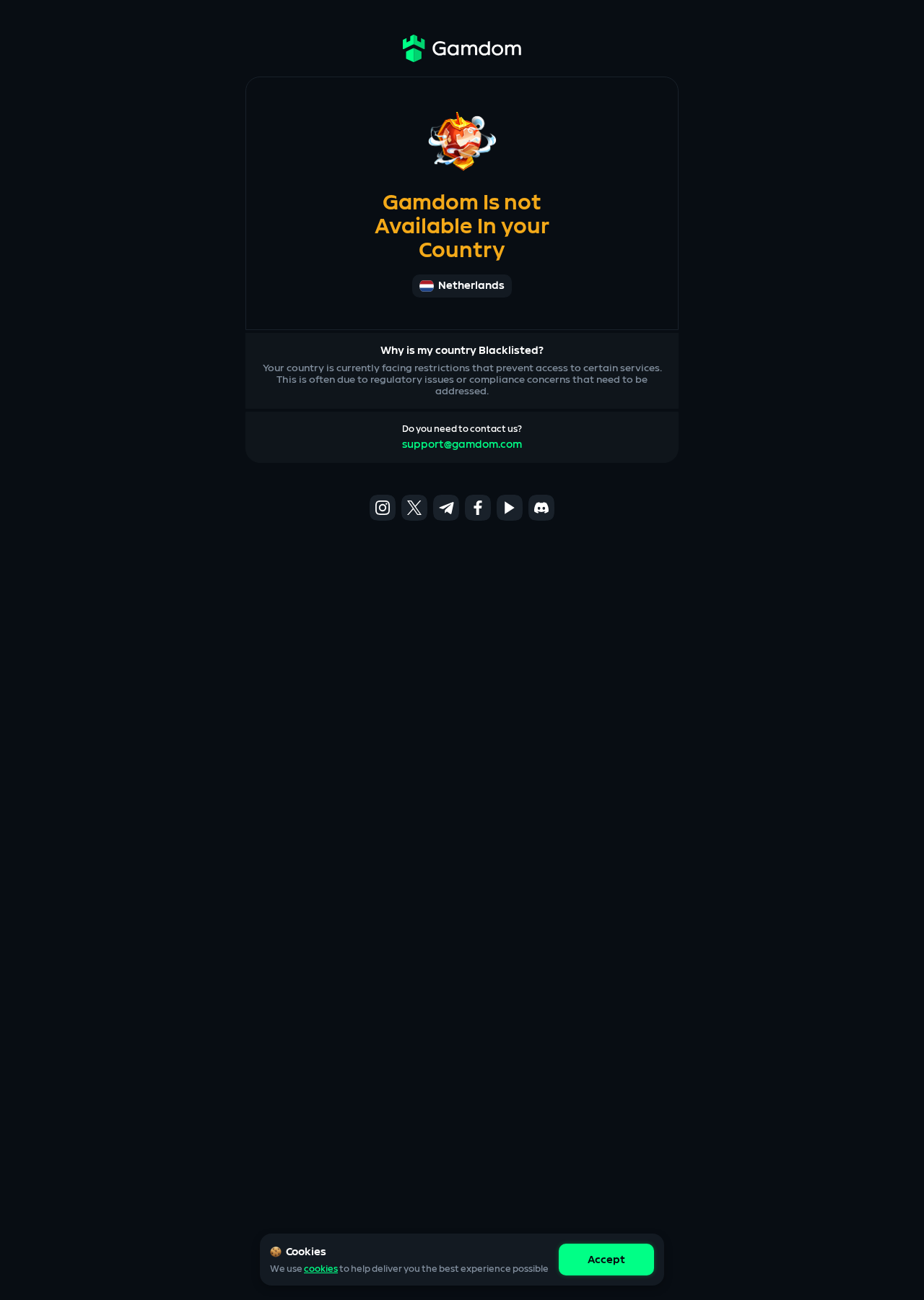 Gamdom Casino casino lobby screenshot