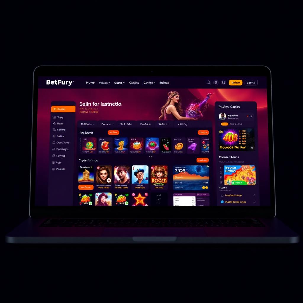 BetFury Casino casino lobby screenshot