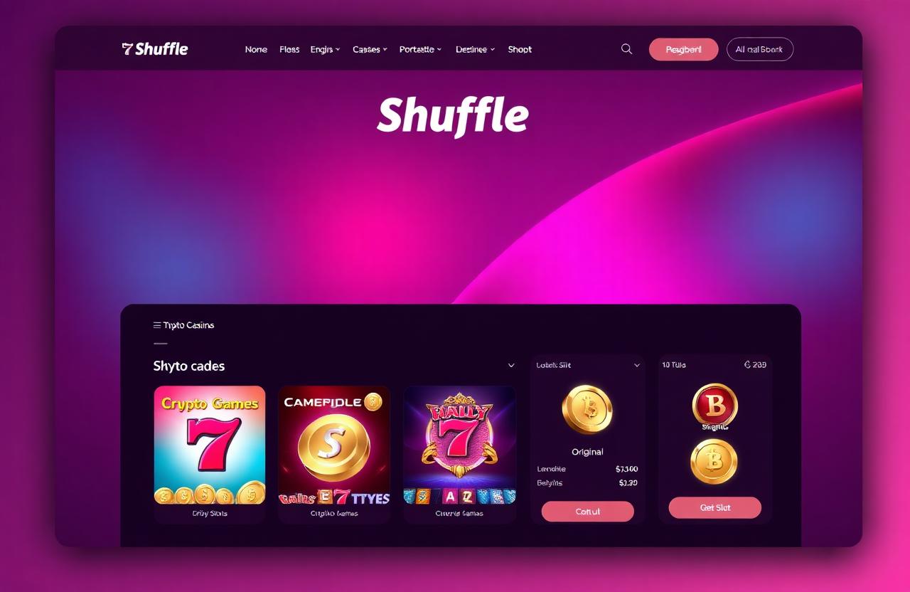 Shuffle Casino casino lobby screenshot